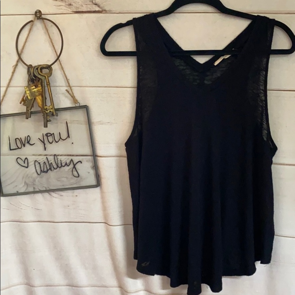 Soprano; Black; Tank Top; Camisole; L